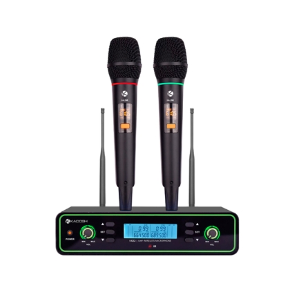 MICROFONE S/ FIO KADOSH DUPLO UHF K422M