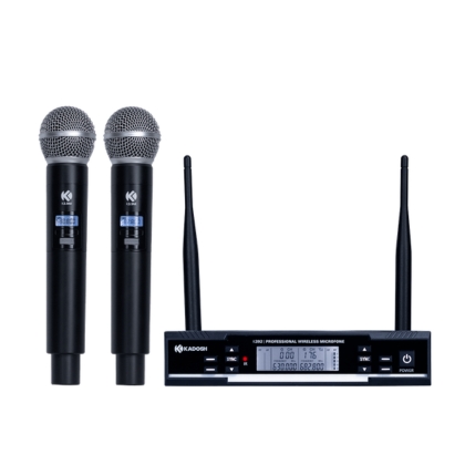 MICROFONE S/ FIO KADOSH DUPLO UHF KDS-W392M