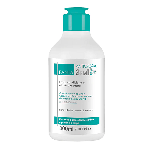 Shampoo Anticaspa 3 em 1 - 300ml