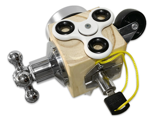 Cubo De Atividades Sensorial Infantil 6 Em 1 Montessori Natural