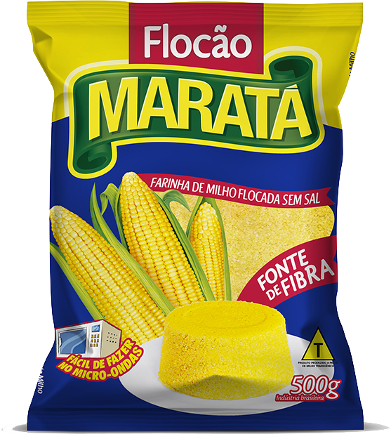 Farinha De Milho Flocão 500g Maratá