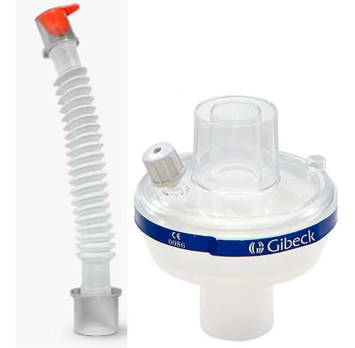 Filtro Bacteriano Viral Humid Vent Compact Gibeck Tubo Flex