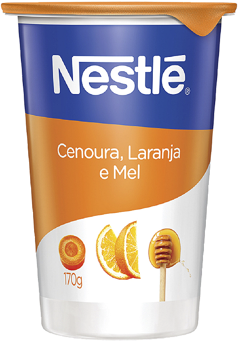 Iorgute Integral Laranja Cenoura e Mel 170g Nestlê