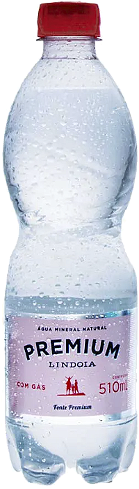 Água Mineral Com Gas Premium 510ml Lindoia
