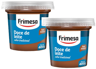 Kit 2 Doce De Leite Tradicional 400g Frimesa