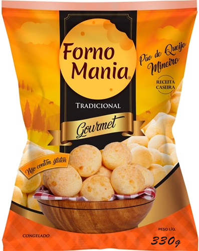 Pão De Queijo Gourmet 330g Forno Mania