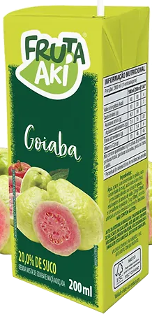 Suco Goiaba 200 ml Fruta Aki