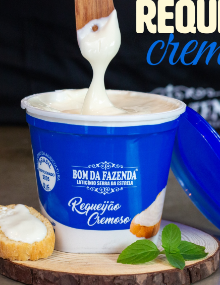 Requeijão Cremoso Tradicional 400g Bom Da Fazenda
