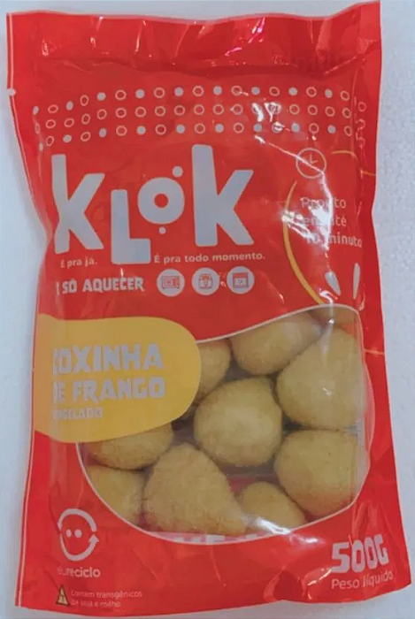 Coxinha De Frango 500g Klok