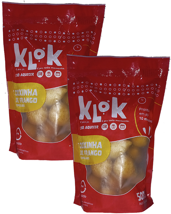 Kit 2 Coxinha De Frango 500g Klok