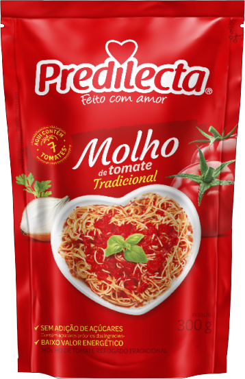 Molho De Tomate Tradicional 300g Predilecta
