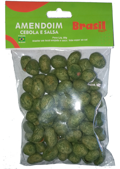 Amendoim Cebola e Salsa 80g Brasil Nut
