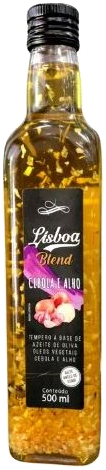 Azeite Blend Temperado Alho 500ml Lisboa
