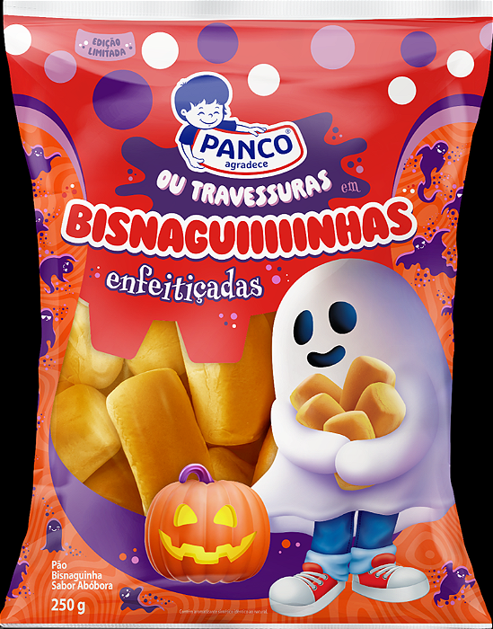 Bisnaguinha Abobora 250g Panco