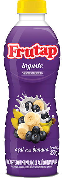 Garrafão Iogurte Açaí Com Banana 850gr Frutap