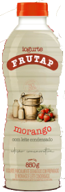 Garrafão Iogurte Morango Com Leite Condensado 850gr Frutap