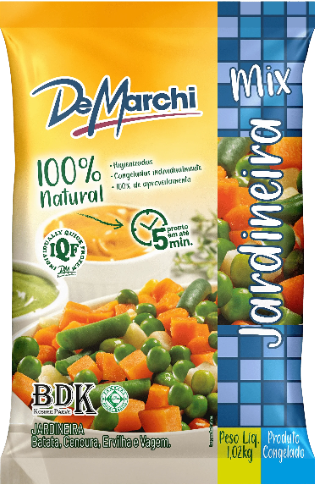 Jardineira Batata, Cenoura, Vagem e Ervilha 1,02Kg DeMarchi