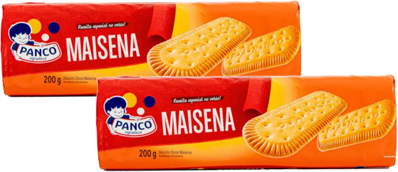 Kit 2 Biscoito Maisena 200g Panco