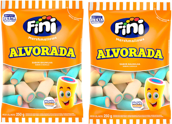 Kit 2 Marshmallos Alvorada Baunilha 200g Fini
