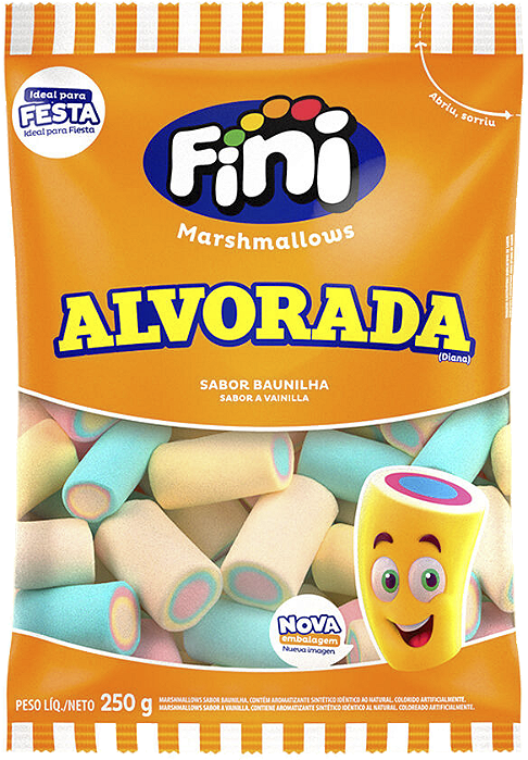 Marshmallos Alvorada Baunilha 200g Fini