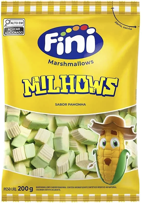 Marshmallos Milhows Pamonha 200g Fini
