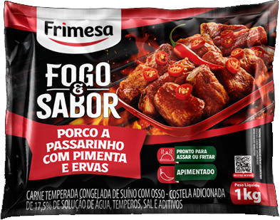 Porco à Passarinho Pimenta e Ervas 1Kg Frimesa