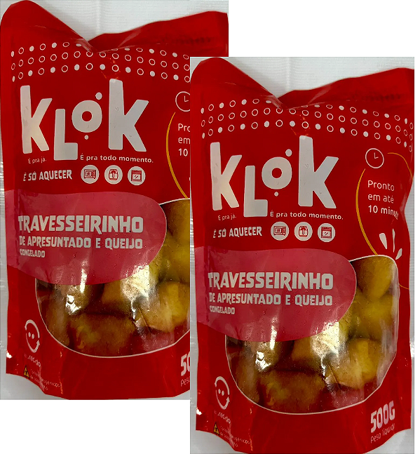 Travesseirinho Presunto e Queijo 500g Klok