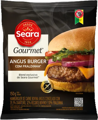 Hamburguer Angus Blend Fraldinha 150g Seara Gourmet
