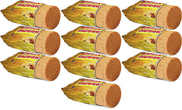 Kit 10 Paçoquinha Rolha 15g Dadinho