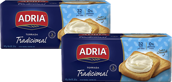 Kit 2 Torrada Tradicional 142g Adria