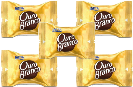 Kit 5 Bombom Ouro Branco 20g Lacta
