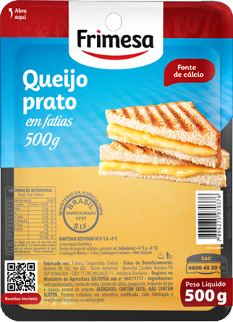 Queijo Prato 500g Frimesa