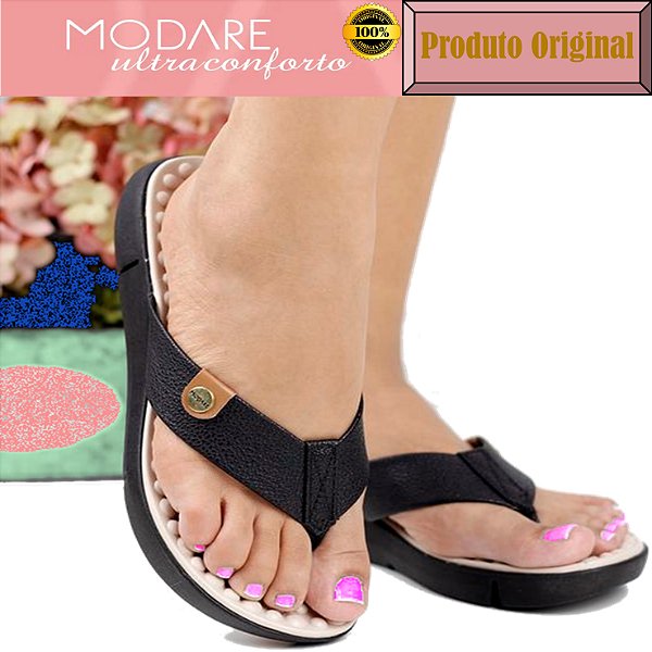 Sandália Anabela Feminino Modare Conforto Ortopédico 7142-106