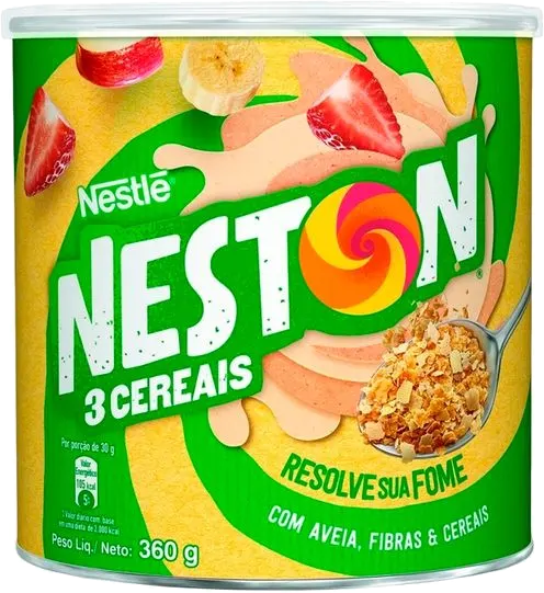 Neston 3 Cereais Lata 360g Nestle