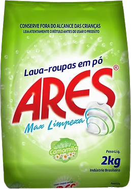 Sabão Em Pó Max Limpeza Camomila 2Kg Ares