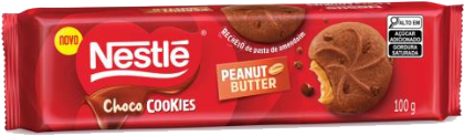 Biscoito Choco Cookies Peanut Butter 100g Nestlé