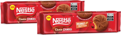 Kit 2 Biscoito Choco Cookies Peanut Butter 100g Nestlé