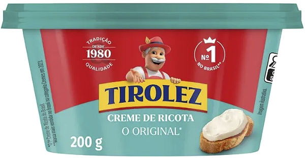 Creme De Ricota Tradicional 200g Tirolez