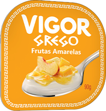 Iogurte Grego Frutas Amarelas 90g Vigor