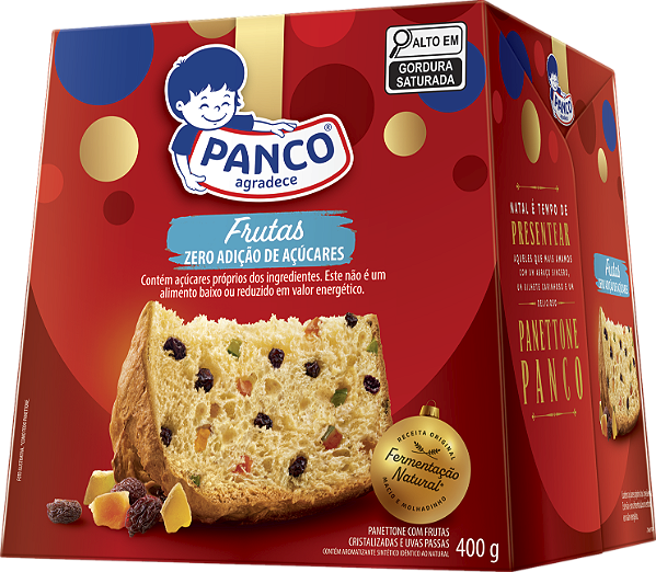 Panettone De Frutas Tradicional 400g Panco