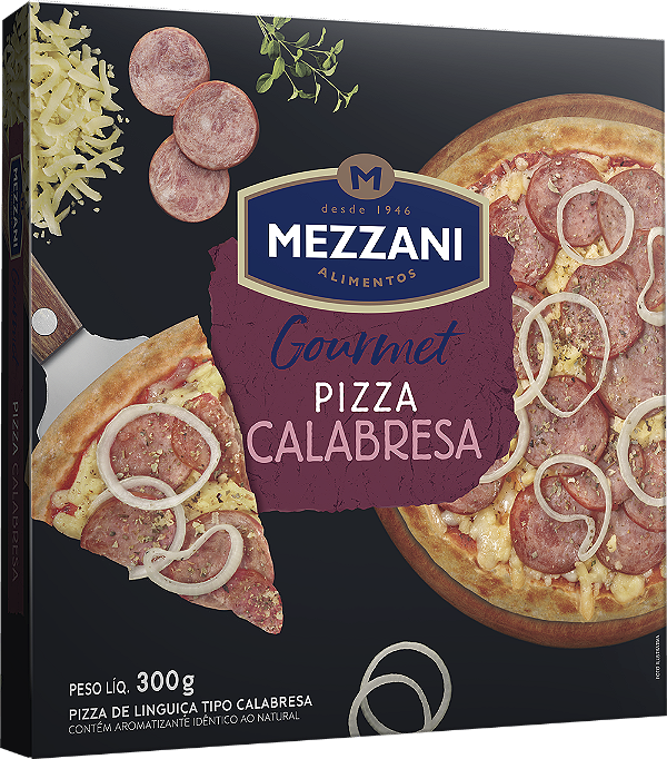 Pizza Gourmet Calabresa 300g Mezzani