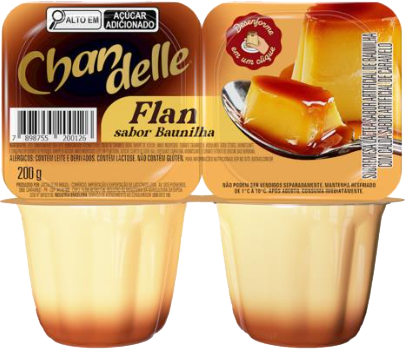 Sobremesa Flan Baunilha 200g Chandelle