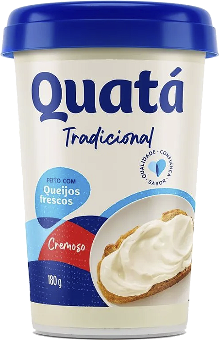 Creme De Queijo Tradicional 180g Quatá