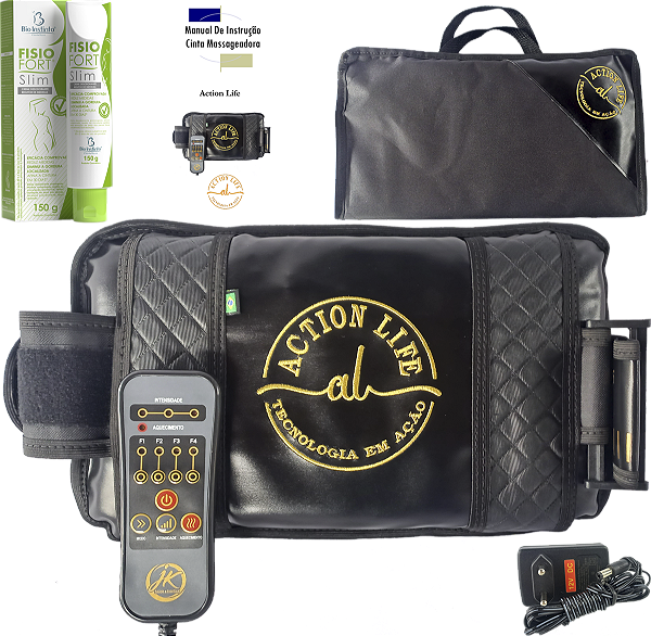 Cinta Massageadora Redutora E Modeladora Action Life