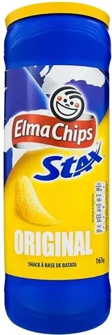 Chips Batata Stax Lays Original 163g Elma Chips