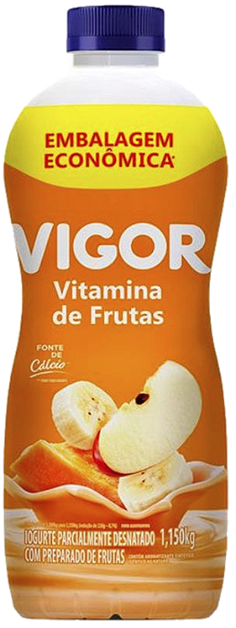 Garrafão Iogurte Vitamina De Frutas 1150gr Vigor