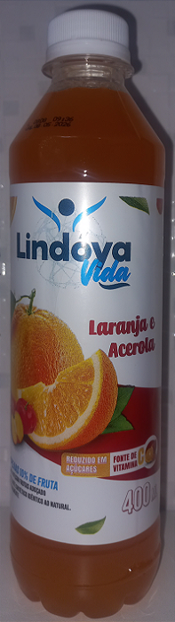 Suco De Laranja Com Acerola 400ml Lindoya Vida