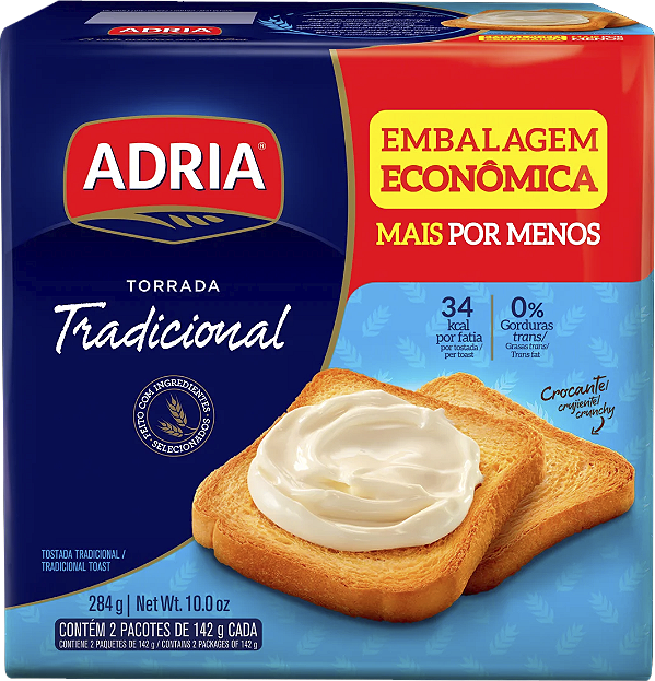 Torrada Tradicional 284g Adria