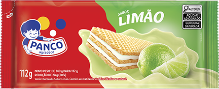 Biscoito Wafer Limão 112g Panco