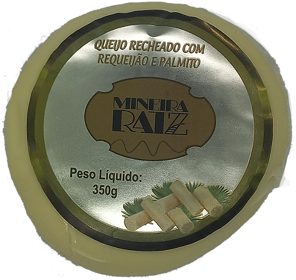 Queijo Trufado Requeijão Com Palmito 350 Mineira Raiz